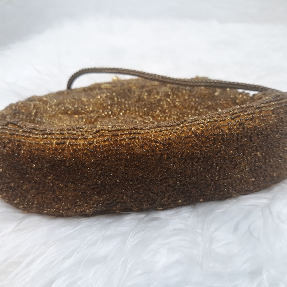 RARE vintage handmade glass bead purse bag - Picture 6 of 7